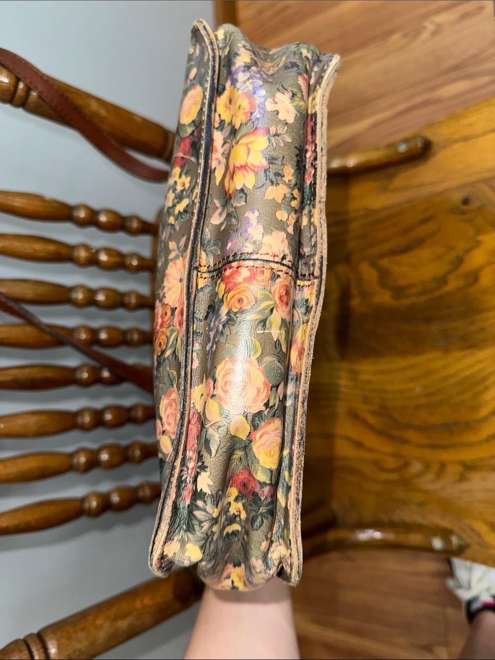 Patricia Nash Floral Crossbody Shoulder Bag - Picture 9 of 9